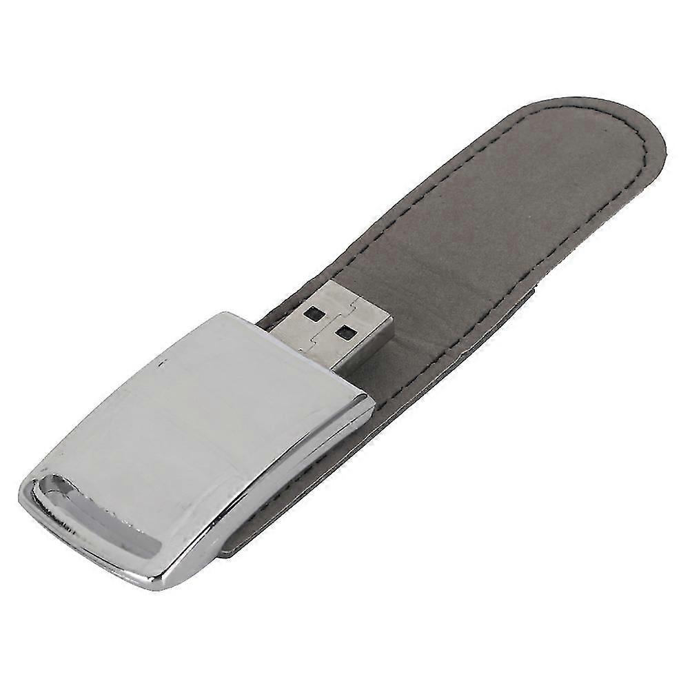 32G Mini Leather USB 2.0 Interface U Disk Flash Drive Memory Stick U Disk (Black)