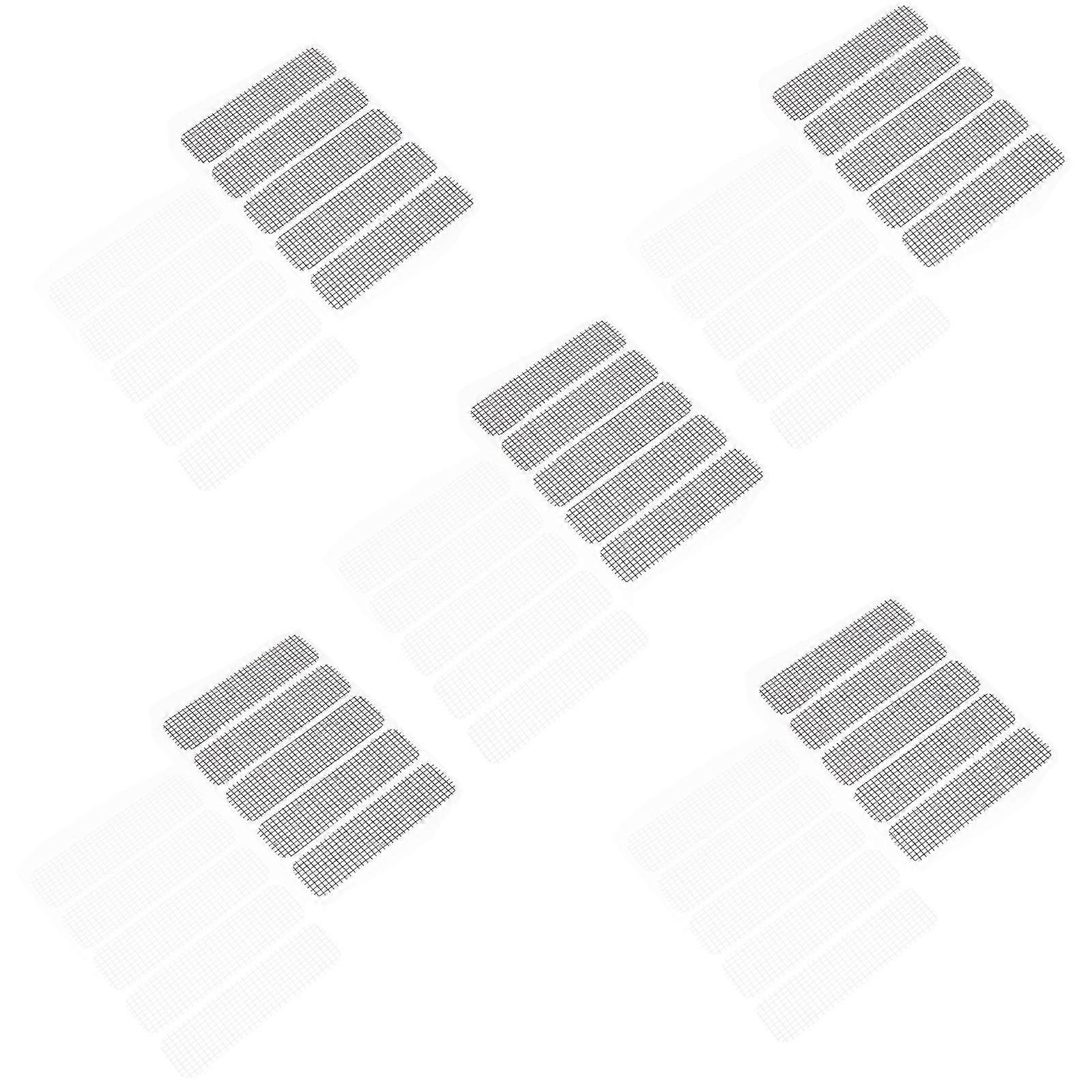 -Proof Window Hole Mesh Rectangular Shape For Door Screen Pet Material 9x6cm 10 Sheets