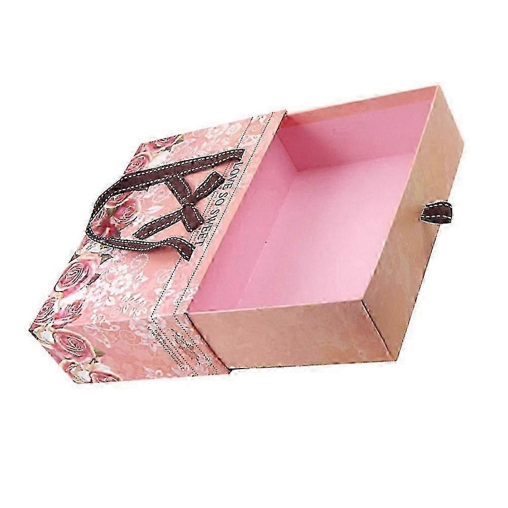 Pink Drawer Gift Box for Bra Packaging, 1 Piece