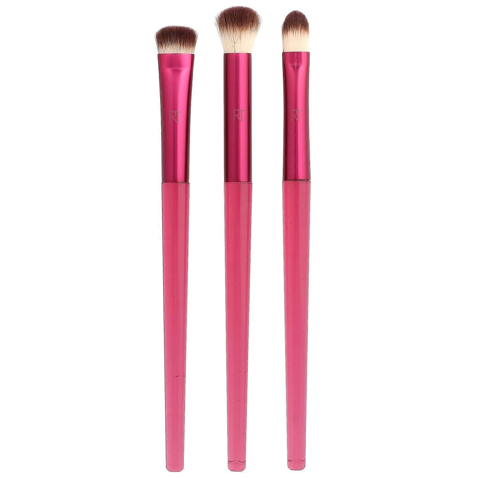 Real Techniques, Cherry On Top, MesmerEyes Brush Trio, 3 Piece Set