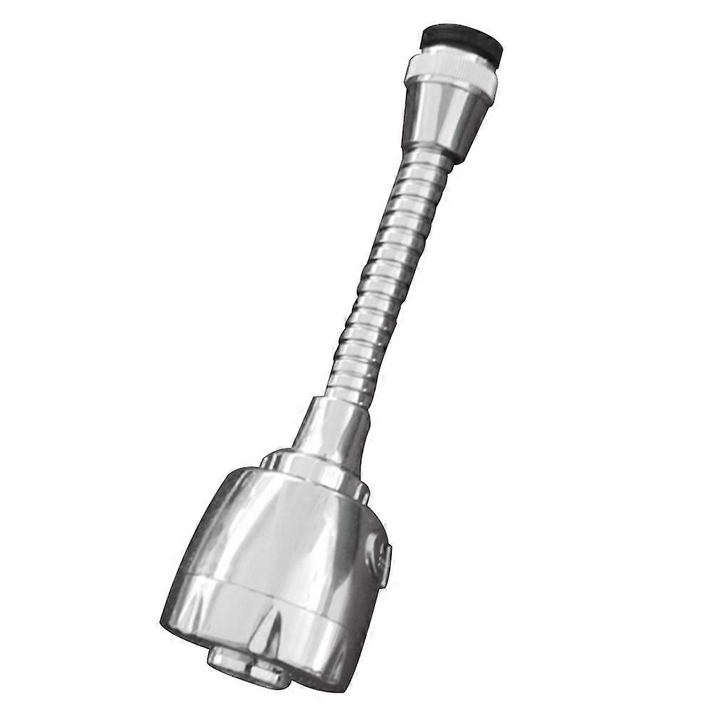 Rallonge de robinet d'évier pour débit d'eau réglable, couleur argent