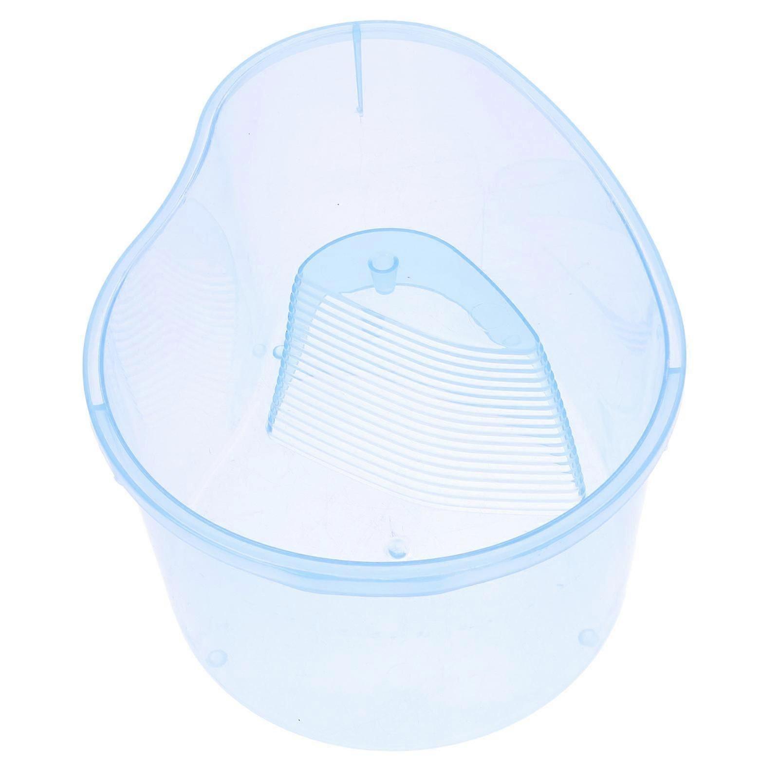 Small Turtle Tank Plastic Open Turtle Feeding Box for Breeding