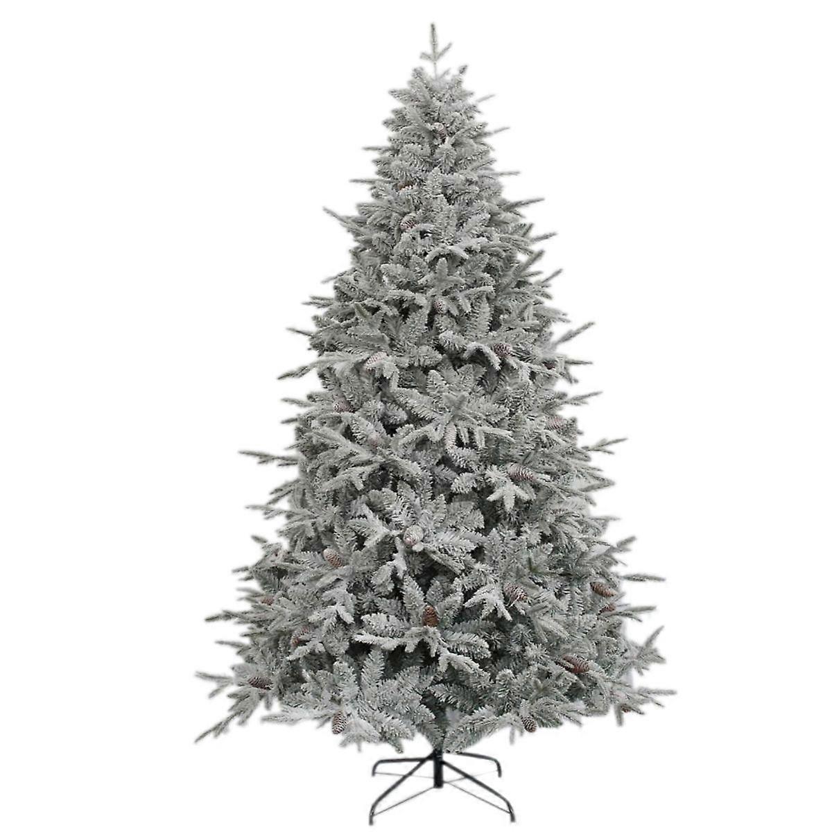 Widdop Snow Covered Christmas Tree with Pinecones