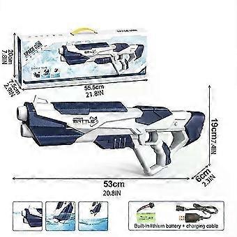 Automático Elétrico Espaço Água Gun Play Sprinkers Lutas Verão Toy Água Absorvendo Armas Ao Ar Livre Praia Piscina Brinquedos Crianças Adultos Presente
