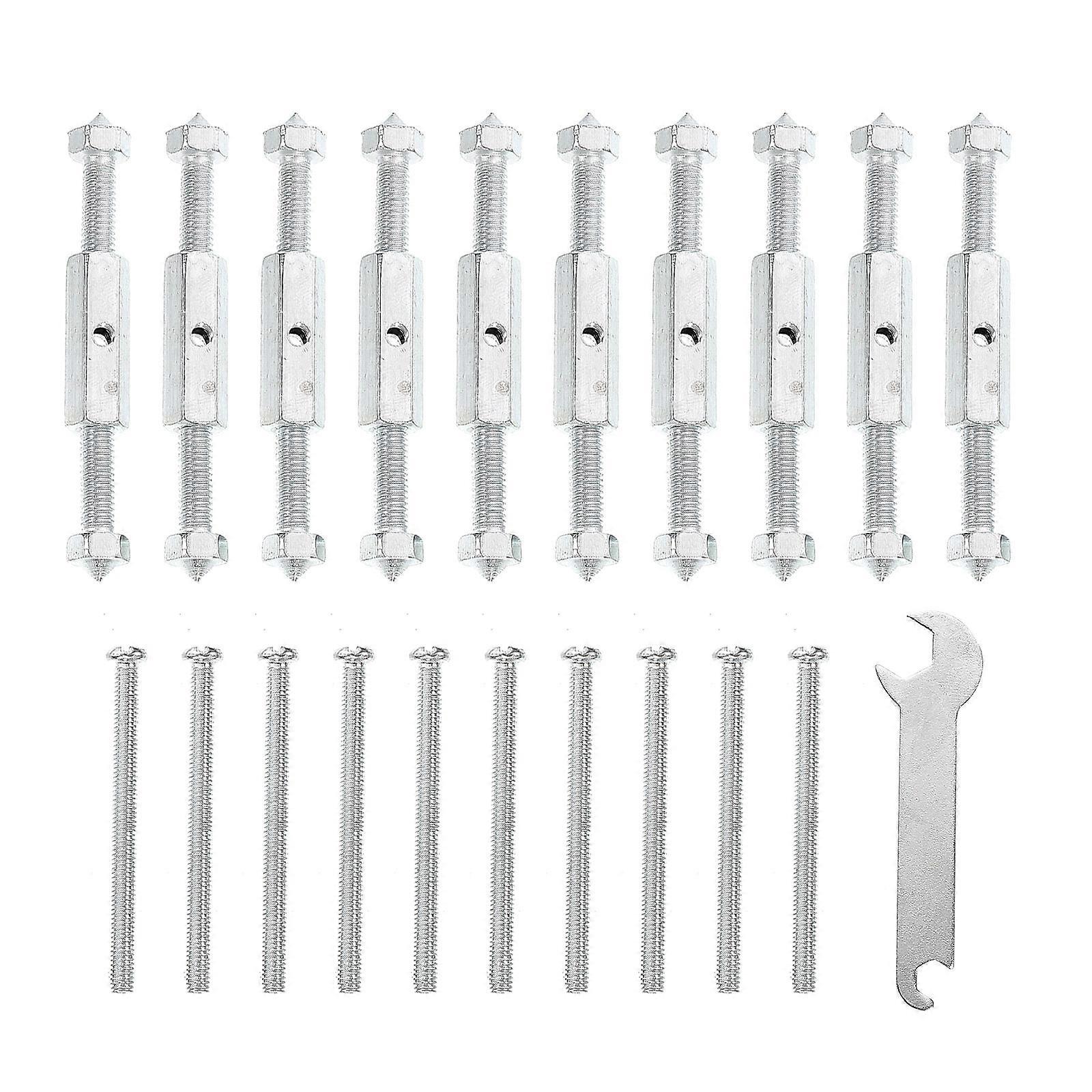 10 Sets Durable 86 Type Electrical Box Repair Kit Switch Socket Junction Box Repairer Switch