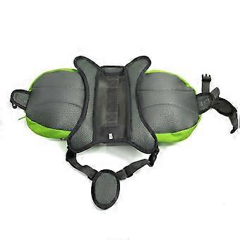 Backpack for Pet Dog Saddlebag Adjustable Harness Large Green