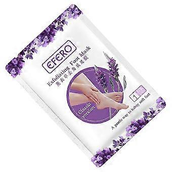 Maschera per piedi esfoliante per rimuovere le cellule morte, calzini esfolianti per i piedi, compatibile con pedicure, maschera per talloni esfoliante, maschera per piedi all'aloe vera.