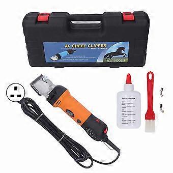 690W Sheep Horse Clipper Orange Professional Speed Control Electric Grooming Kit Horse Hair Shears UK Plug 220V