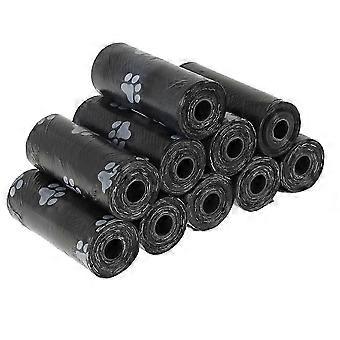 10Roll Dog Poop Disposable Pet Waste Bags Dog Design Pet Poop Clean Pick Up Bone Bag Dispenser Tools