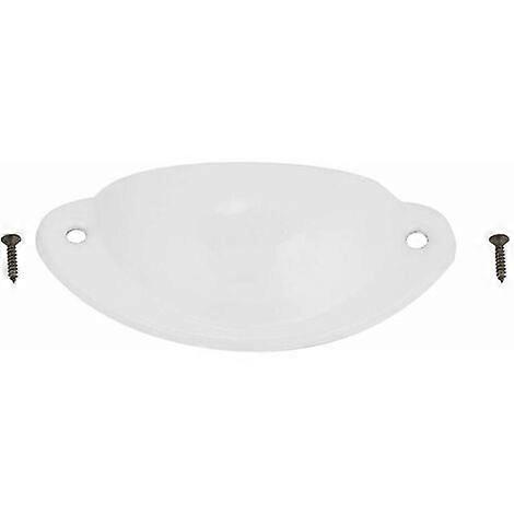 Vintage Shell Shape Drawer Pulls, Retro Metal Cabinet Knobs for Kitchen Cupboard, 10 Pack