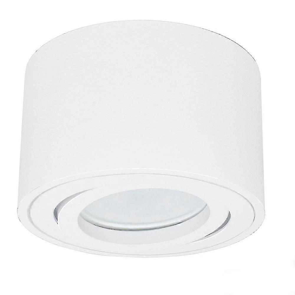 Adjustable Surface Mounted Led Spotlight 80x50mm Ceiling Light Round White Surface Mounted
