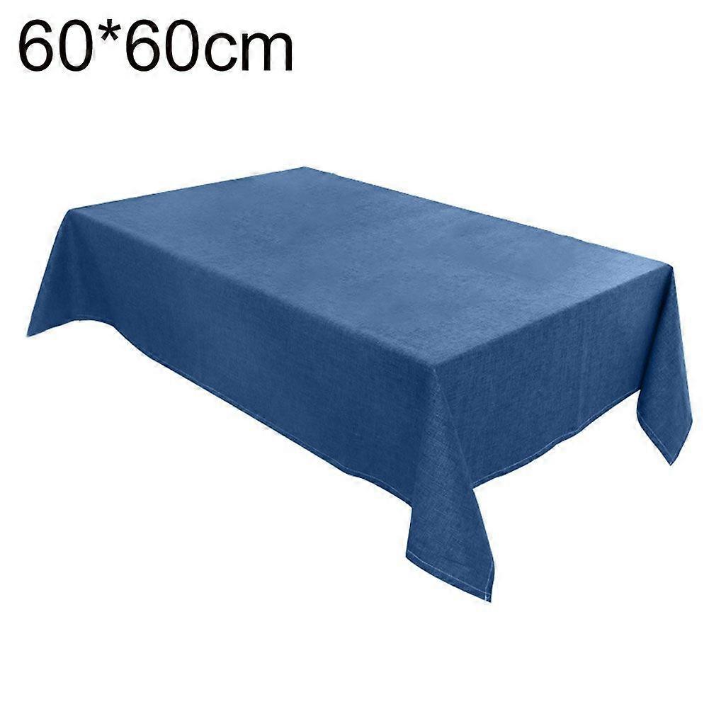 Rectangular Linen Anti-scalding Waterproof Tablecloth Dustproof Table Cover KAESI