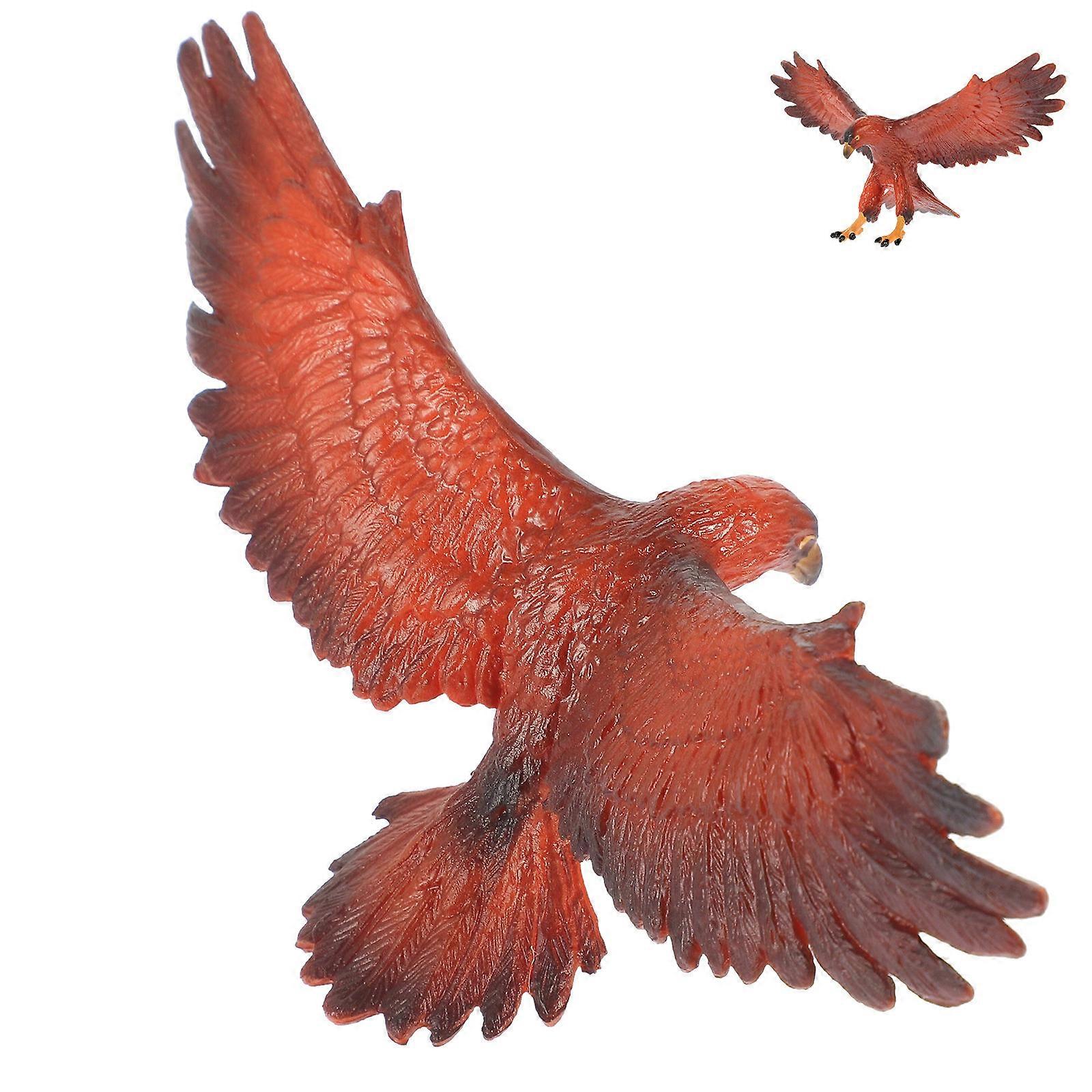 Fake Eagle Model Mini Simulated Eagle Model Plastic Animal Model Simulation Eagle Cognitive Model