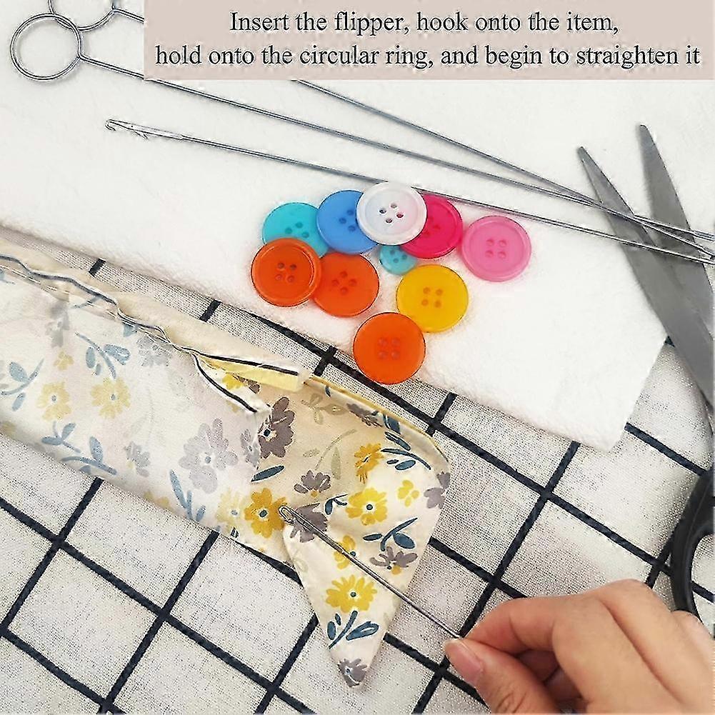 DIY Lining Turner, Patchwork Lining Turner, Rope Threader, Lining Needle, Thread Cutter