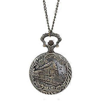 1 orologio da tasca con design cavo, stile retrò, al quarzo, YS