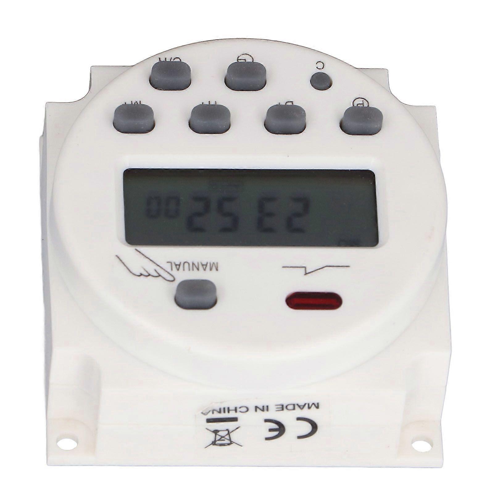 Timer Switch Programmable Time Relay Power Controller AC 220V for Equipment Appliance