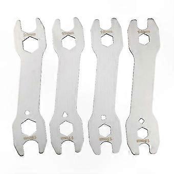 For Bicycle Repair Tasks, 4Pcs Bicycle Hub Wrench - Bike Hub Cone Wrench Compatible with 13/14/15/16/17/18/19/20mm
