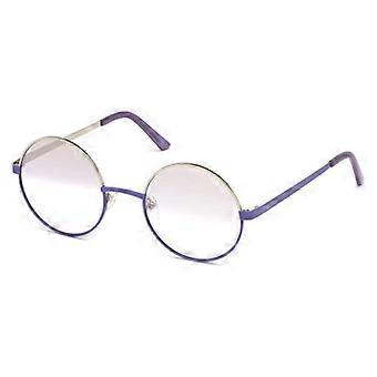 Guess GU3046 81Z Full Rim Purple Unisex Round Sunglasses UV3 Original