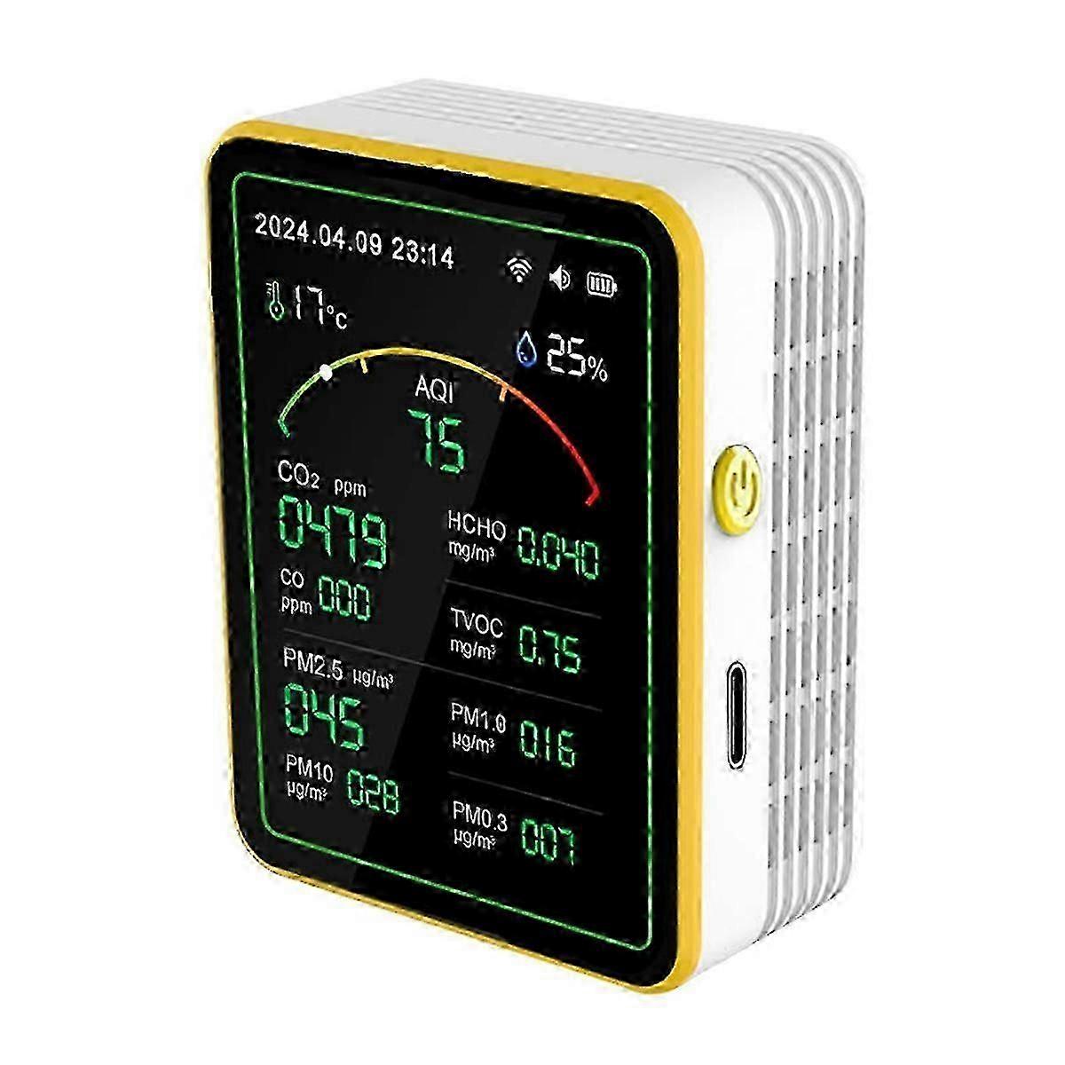 multifunctional air quality detector with tft screen