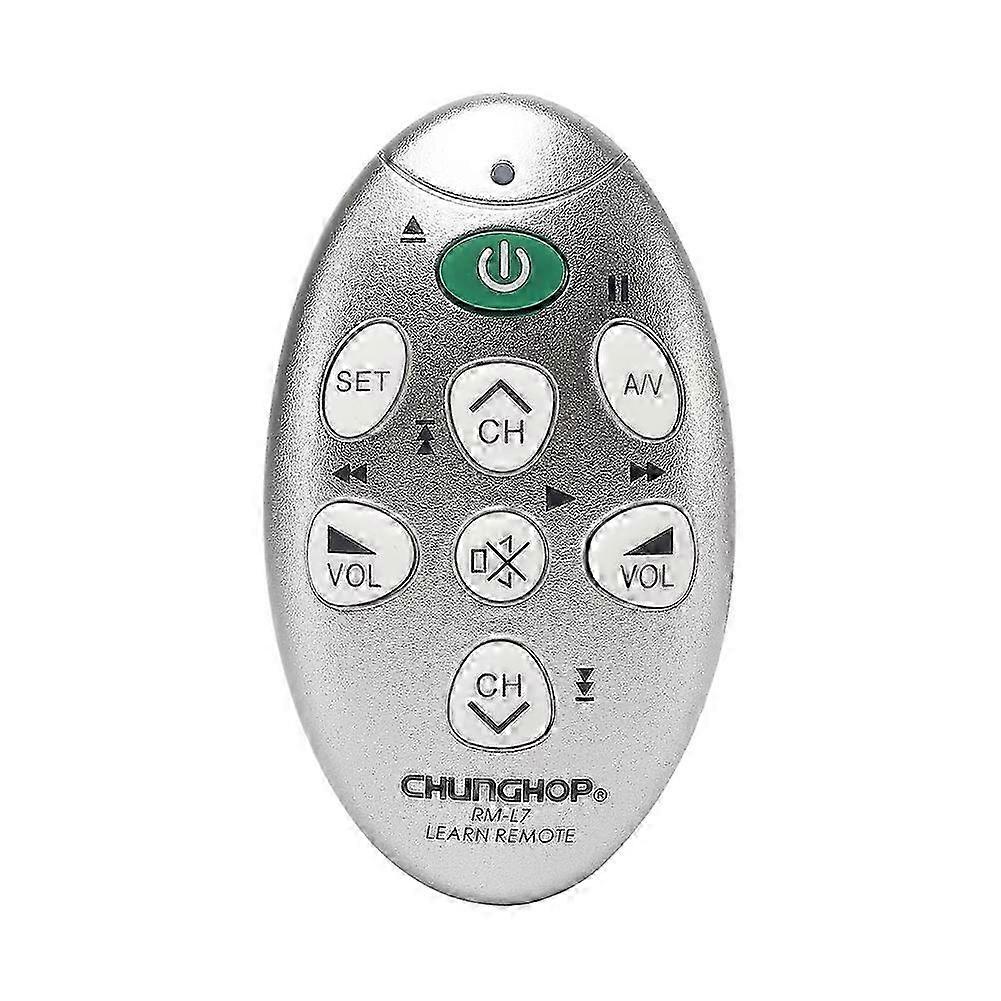 CHUNGHOP RM-L7 Mini Universal Infrared Learning Remote Control Use for TV/SAT/DVD/CBL/DVB-T Copy Function Replacement