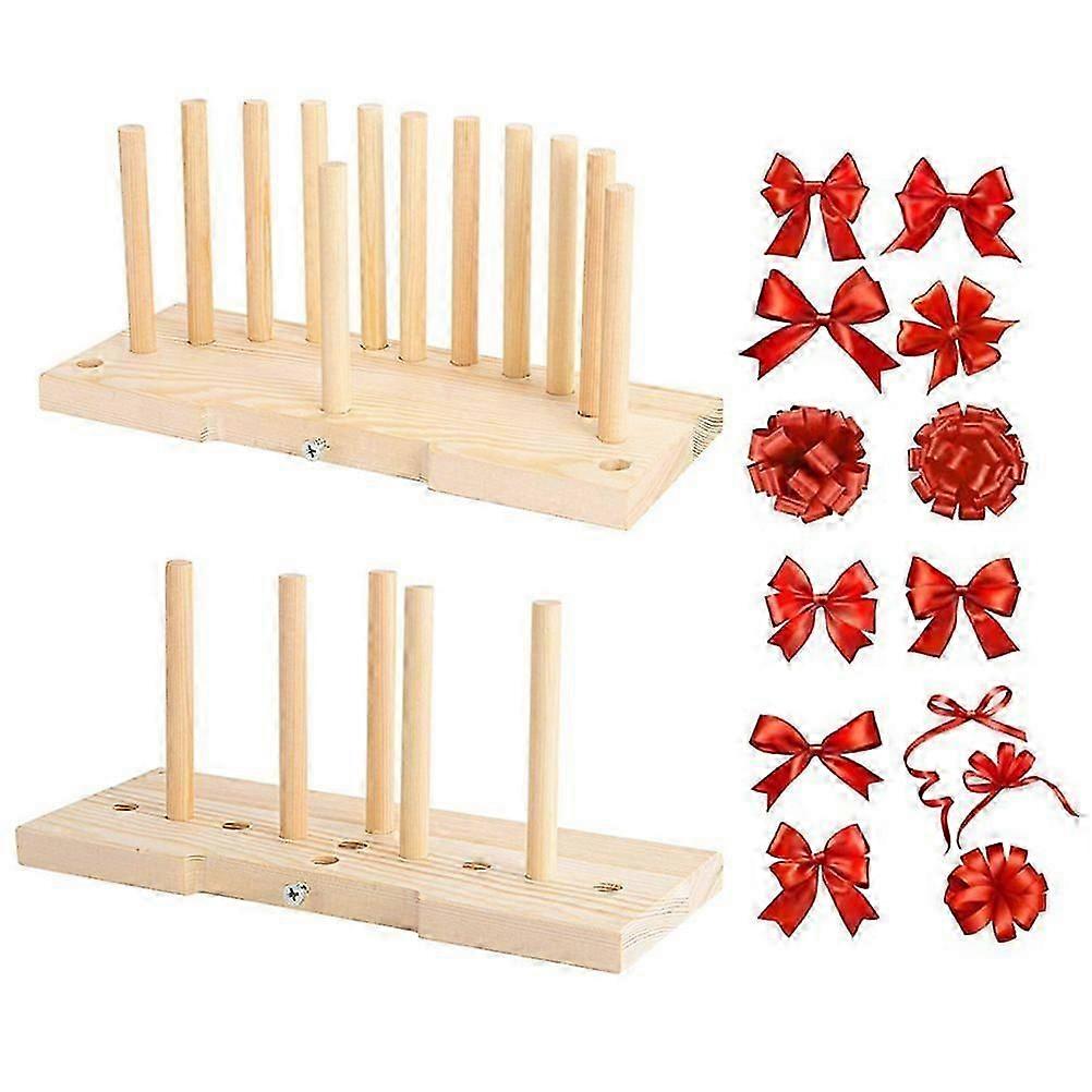Bow Maker Wooden Wreath Bow Maker Tool Durable Portable Bow Tie Machine