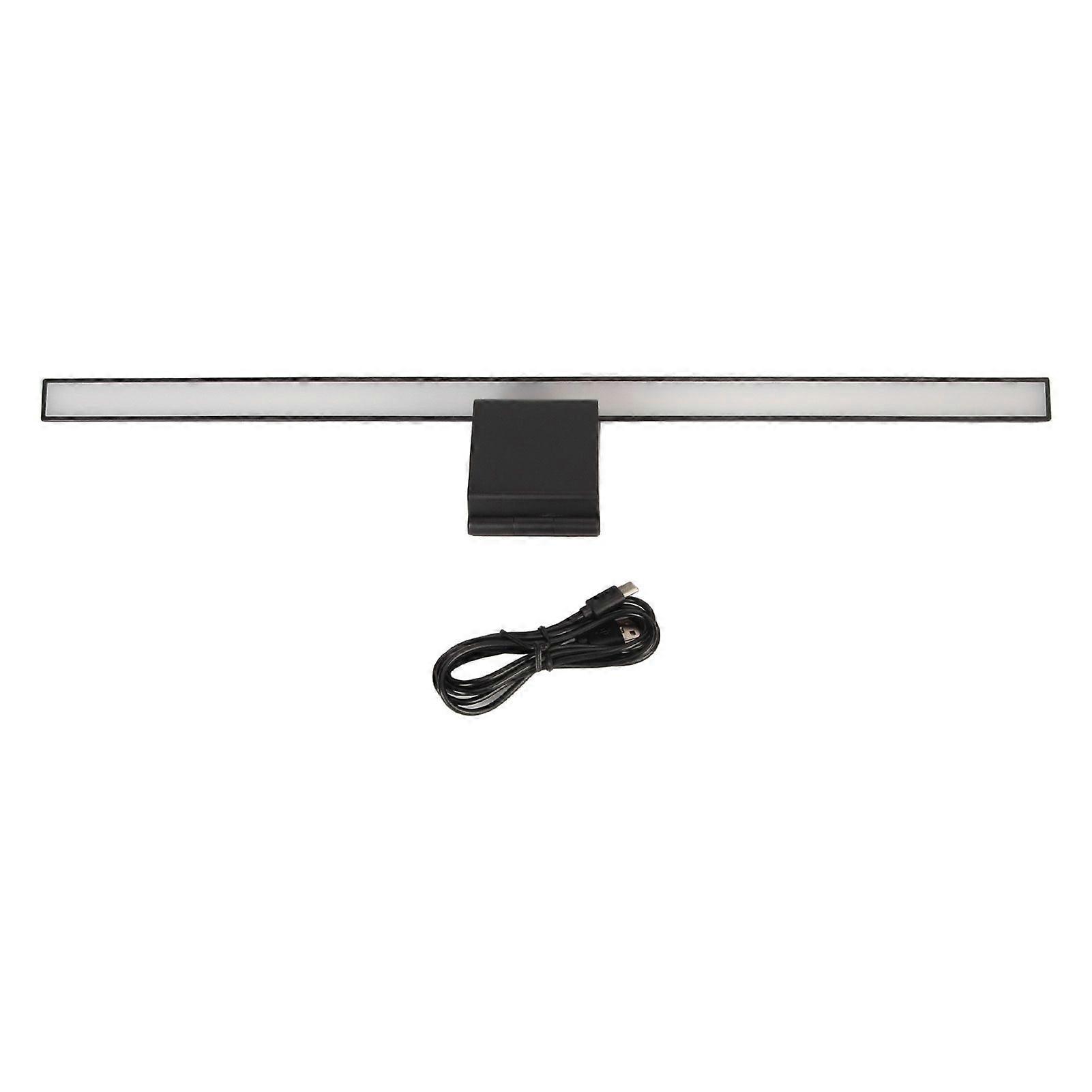 Monitor Light Bar 3 Switchable Light Modes Stepless Dimmable Touch Control Computer Screen Light Bar for Office Home Black