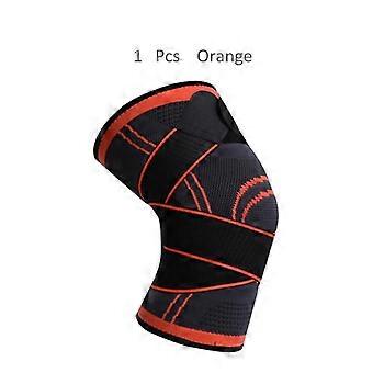 1 Pcs Riding kneepad Sports Kneepad Men Pressurized Elastic Knee Pads Support Fitness Gear Basketball Volleyball Brace Protector  Safety Knee Pads