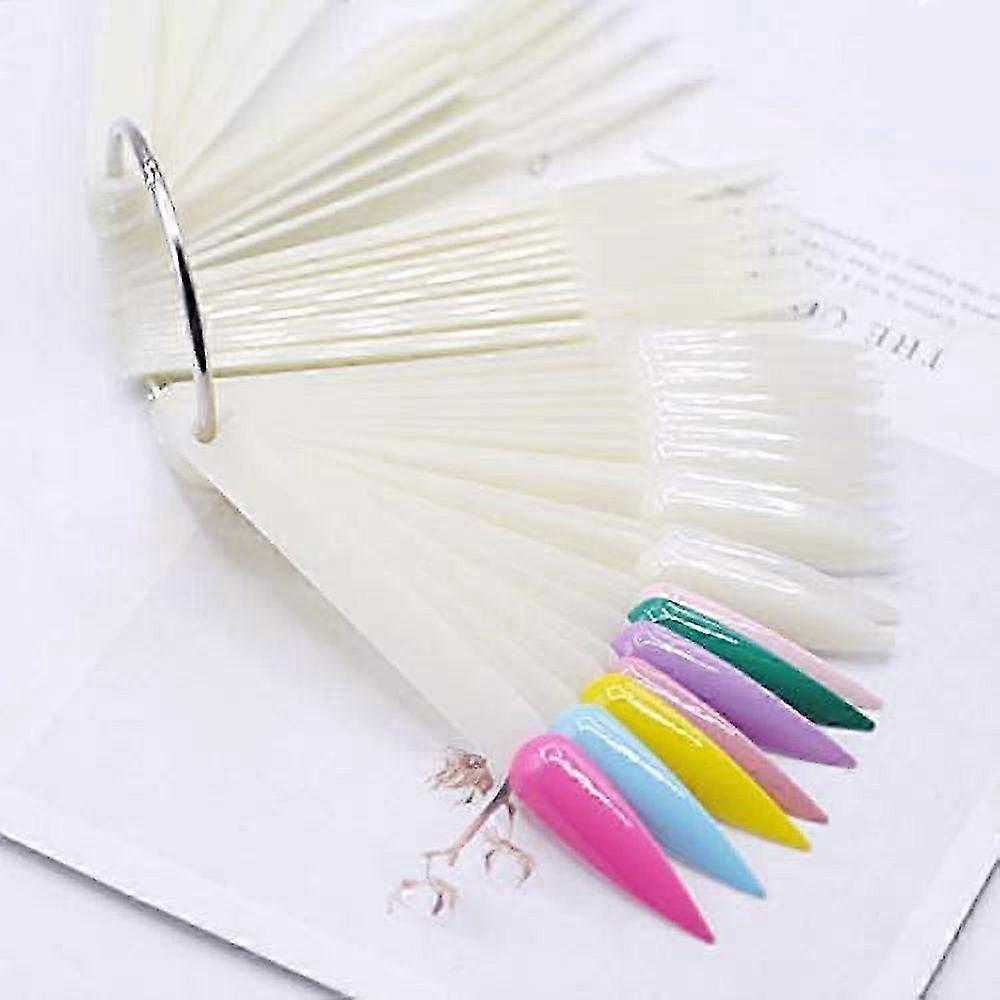 200-Piece Fan Nail Display Tips Set