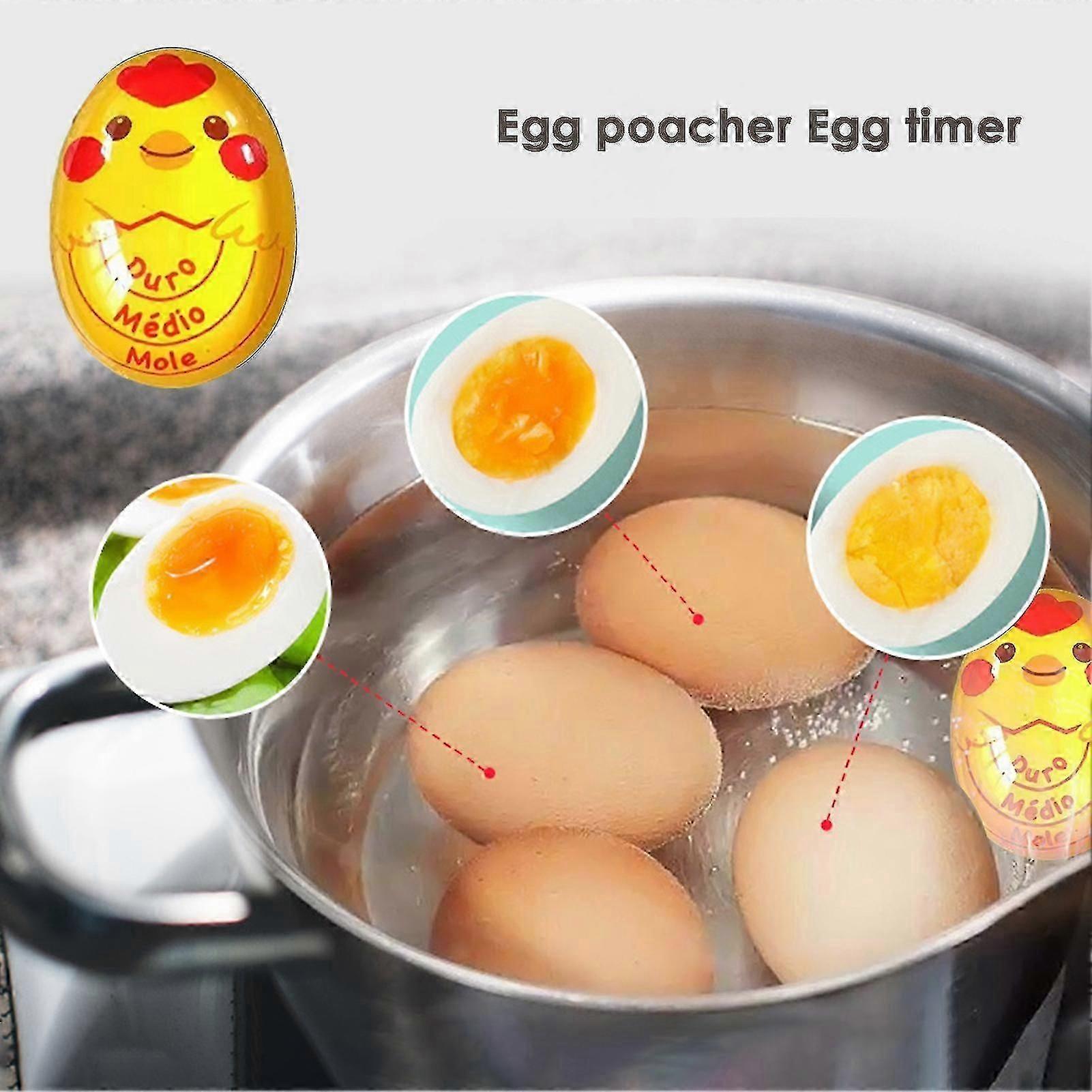 Silicone egg timer for cooking - reusable and easy to use