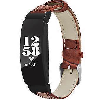 Watch Wristband for Inspire 1Pcs Bamboo Grain Brown Casual Replacement