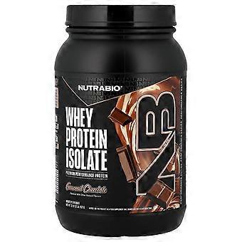 NutraBio, vassleproteinisolat, gourmetchoklad, 907 g