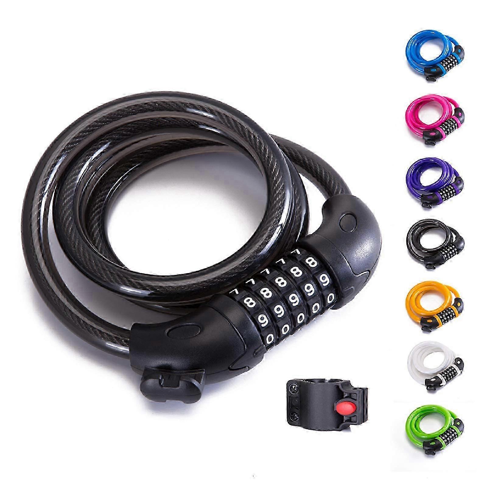 Resettable 5-Digit Cable Lock