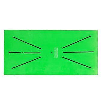Golf Training Mat, Mini Golf Practice Training Aid, Portable Golf Hitting Rug (1set, green)