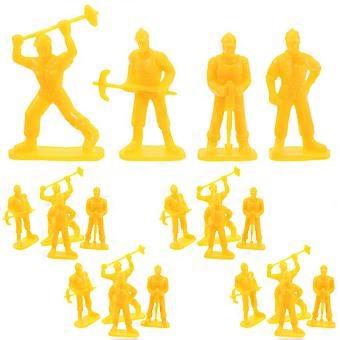 Creative Worker Figures Miniature Toys for Toddler Pretend Play 50Pcs