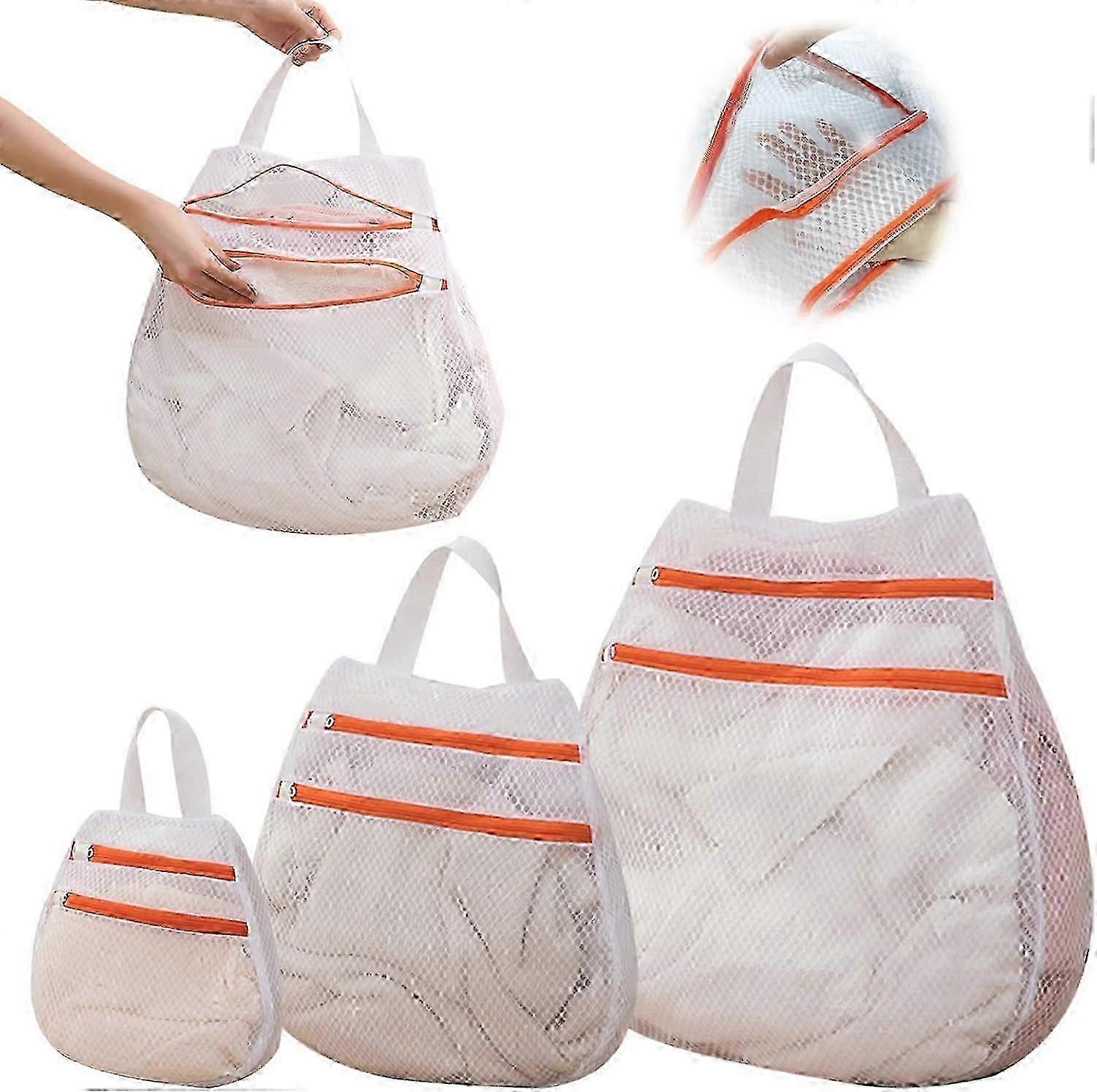 Reusable Mesh Laundry Bag Set