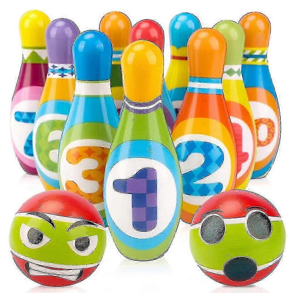 Toddler-Friendly Bowling Set With Numbers