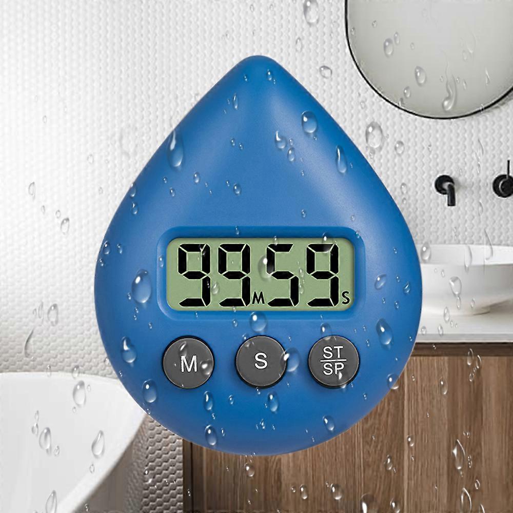 Waterproof Compact Digital Timer with LCD Display Countdown Count Up Function