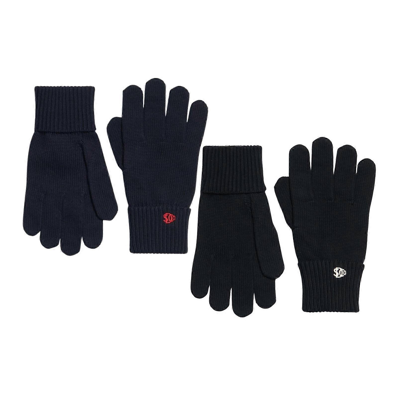 Superdry Mens SD Logo Knitted Gloves