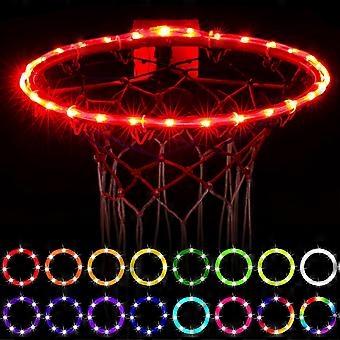 Basketball Light Up Hoop Net, Change Colors With Remote, Heavy Duty Led Replacement Basketball Nets, Fits Outdoor Indoor 12 Loops Rim, Glow In The Dar