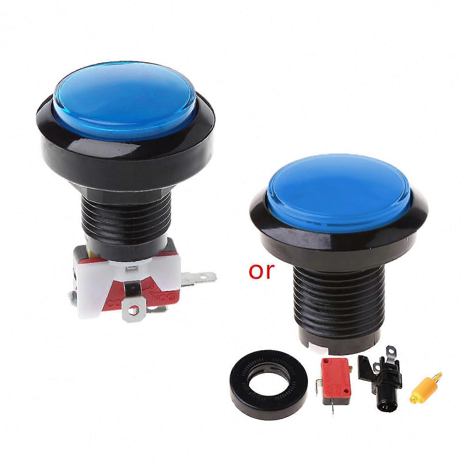 For Arcade Machine Repair, Round LED Illuminated Push Button Micro Switch