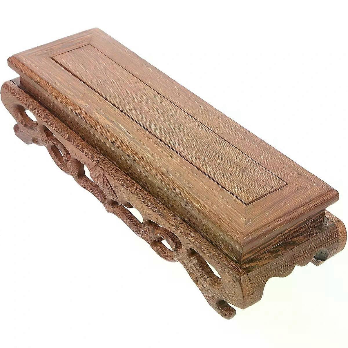 Rectangular Display Base Figurine Stand for Crafts