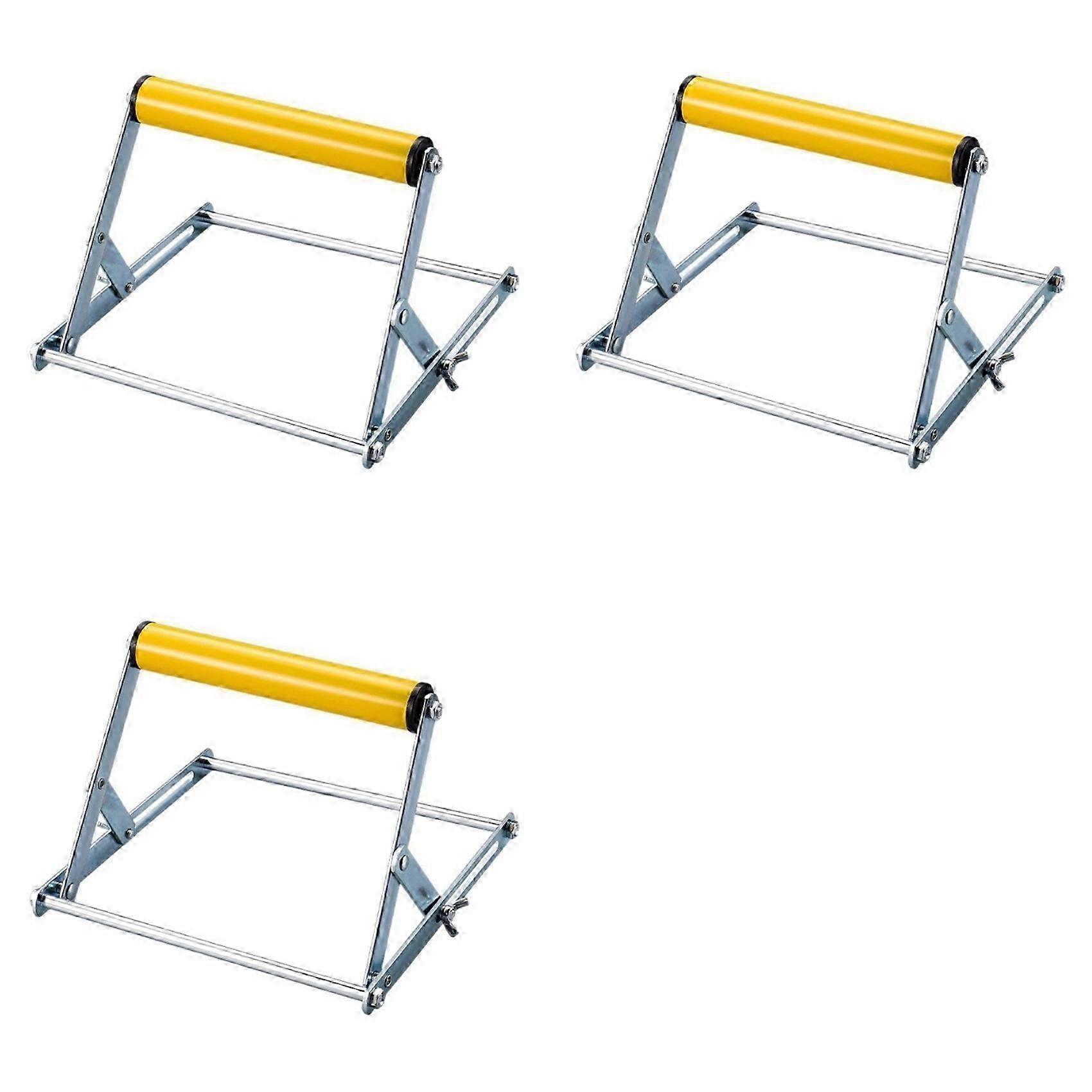 3X Adjustable Height Table Saw Roller-Stand Attachment,Cutting Machine Miter Saw Roller Support Stand