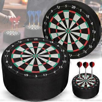 Mini Dartbord met 2 Stuks Draagbare Dartstandaard, 10 Cm