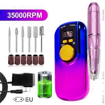 Electric Nail Drill Adjustable speed 0-35000RPM, for Salon and Beginner