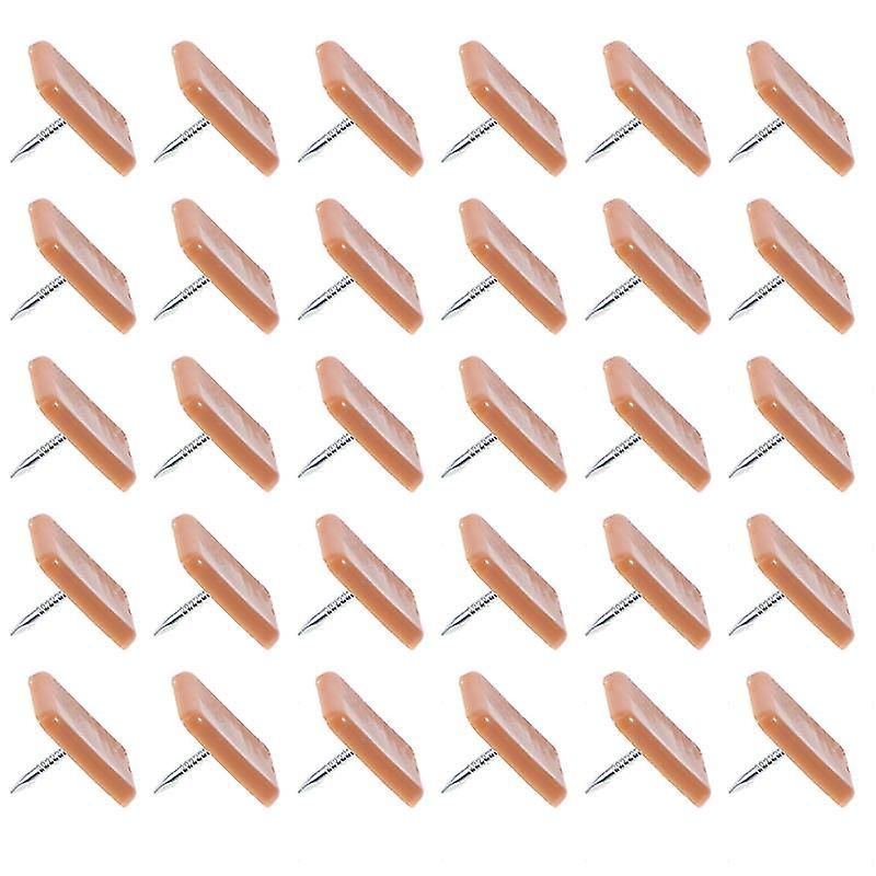 100pcs Home Drawer Sliding Nails Furniture Square Nails Plastic Rectangular Nails