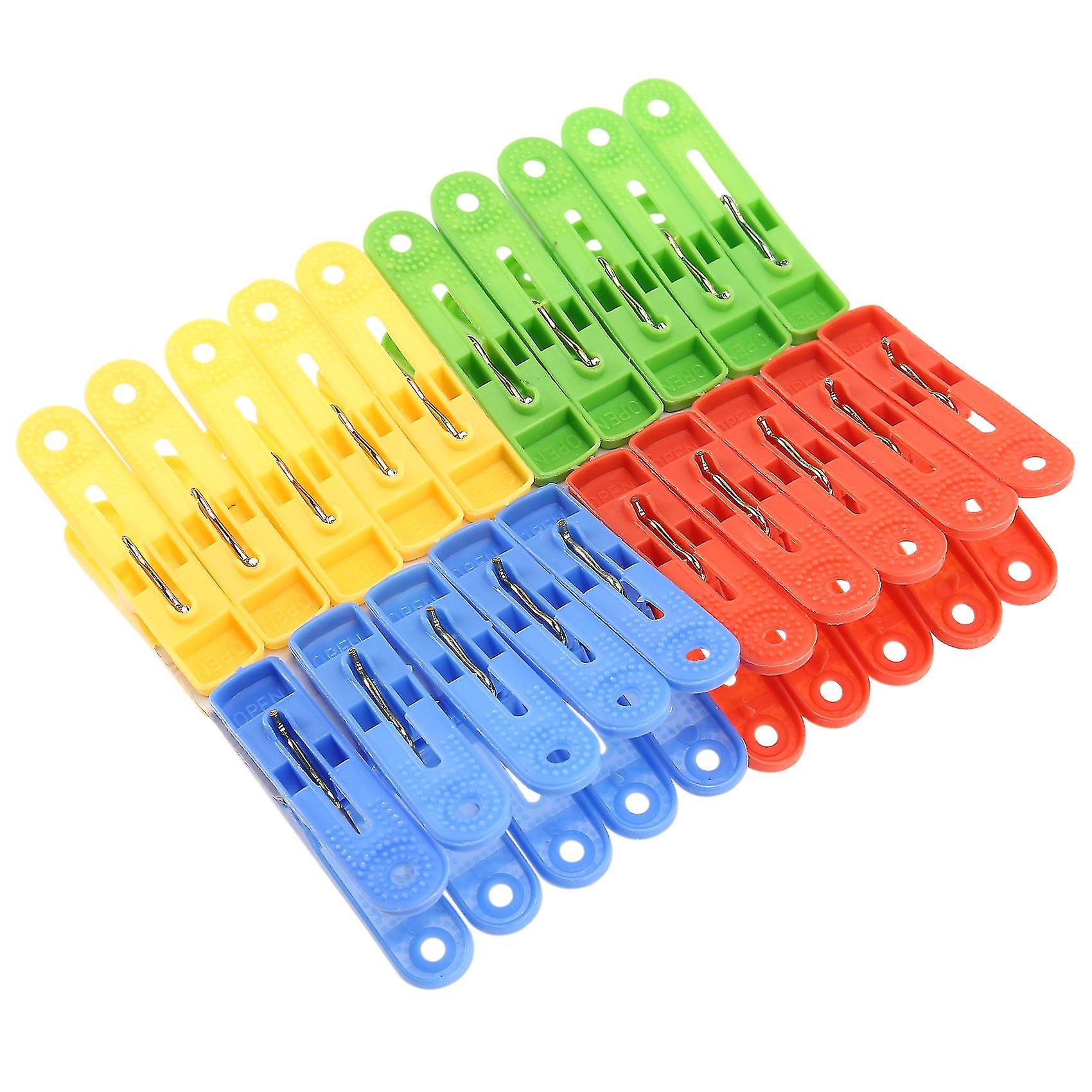 Clothing Pegs Clips Clothes Pins 20 Pcs Assorted S