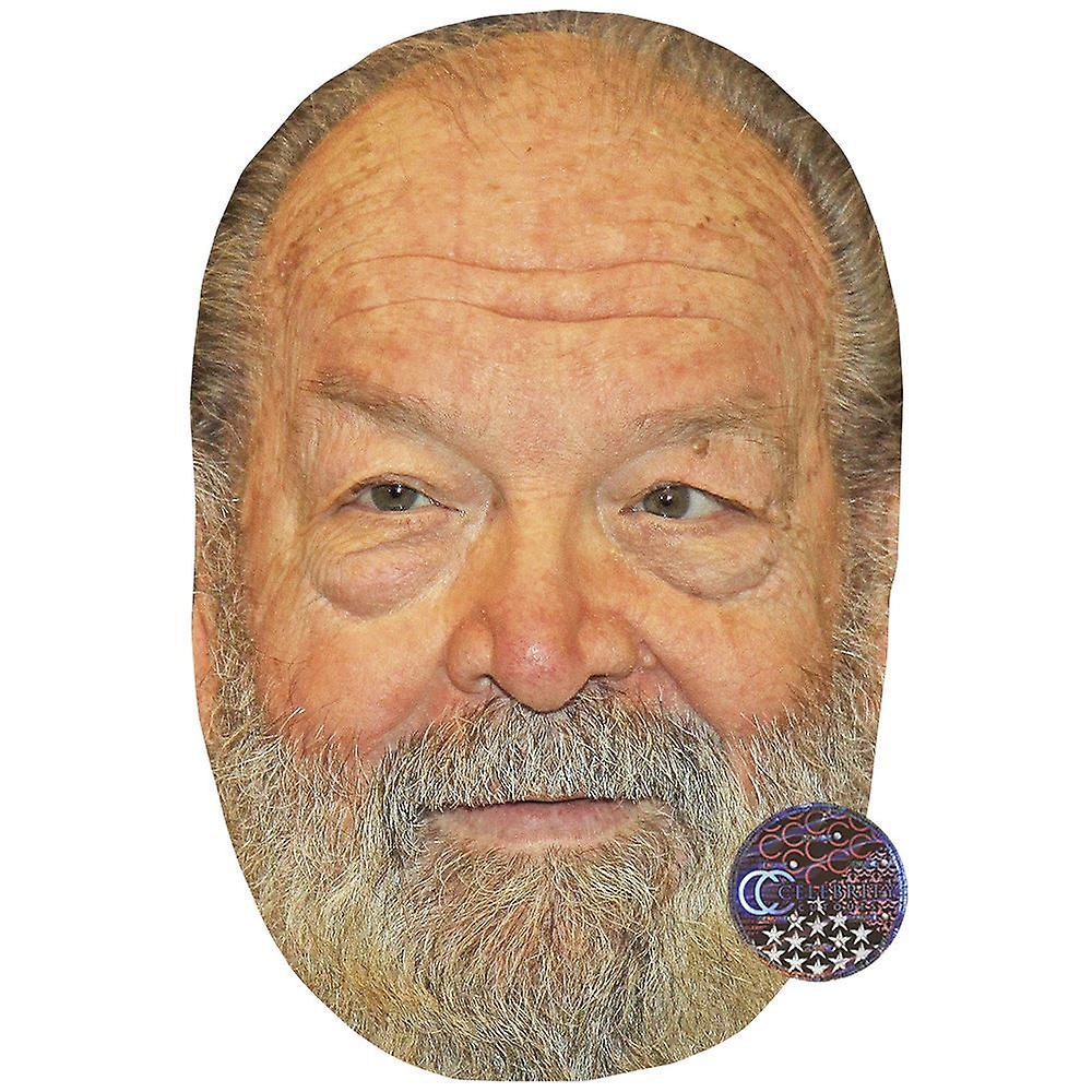 Bud Spencer Celebrity Mask, Flat Card Face