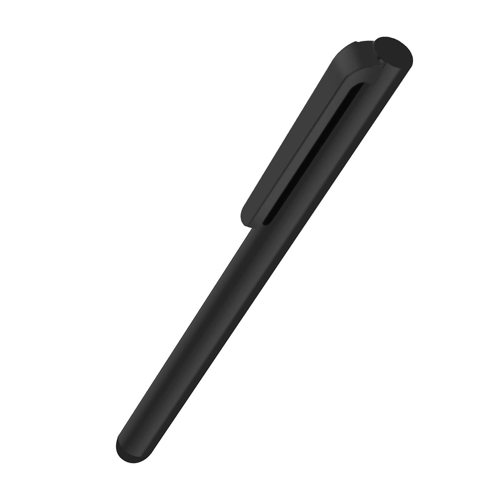 Universal soft touch screen pen Compact format - black