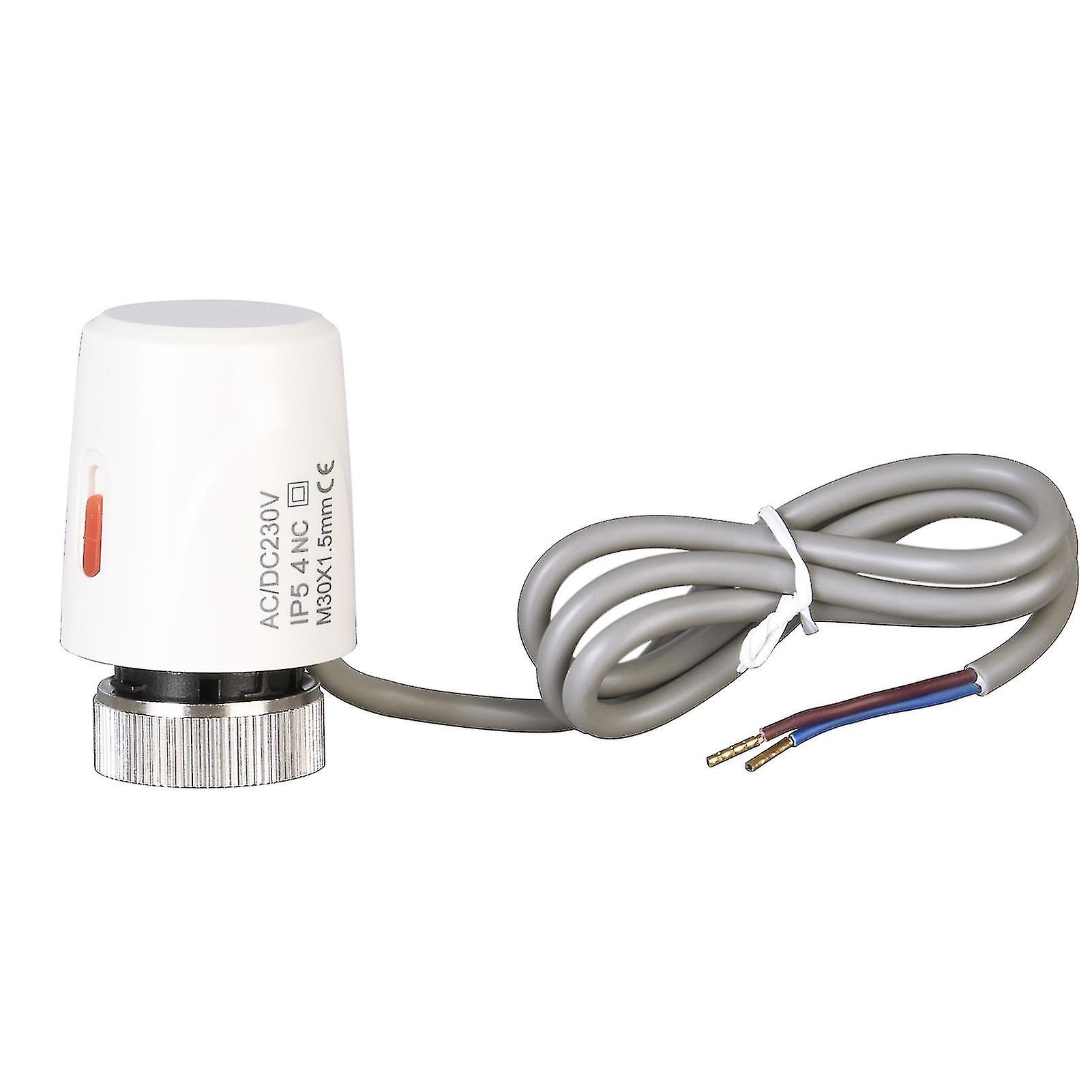 Attuatori Riscaldamento A Pavimento 230V NC - 8 Pezzi M30x1,5mm, Per Distributori Circuito