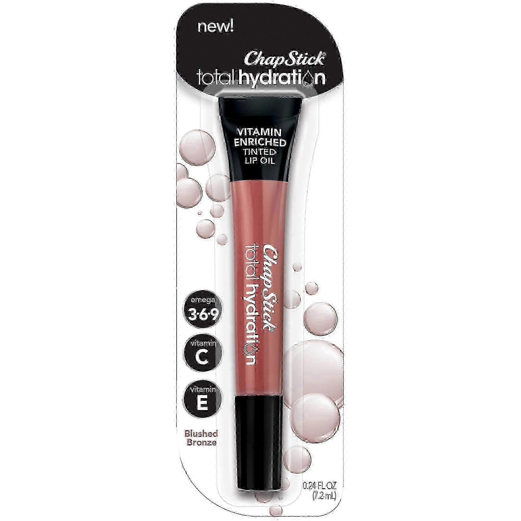 Chapstick زيت شفاه ملون Total Hydration ، برونزي أحمر الخدود ، 1 Ea